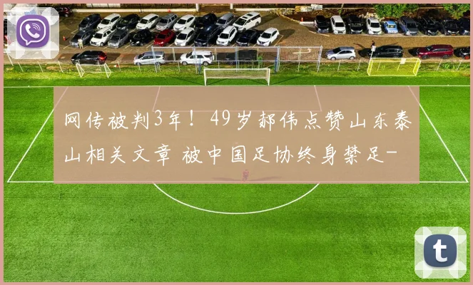 网传被判3年！49岁郝伟点赞山东泰山相关文章 被中国足协终身禁足